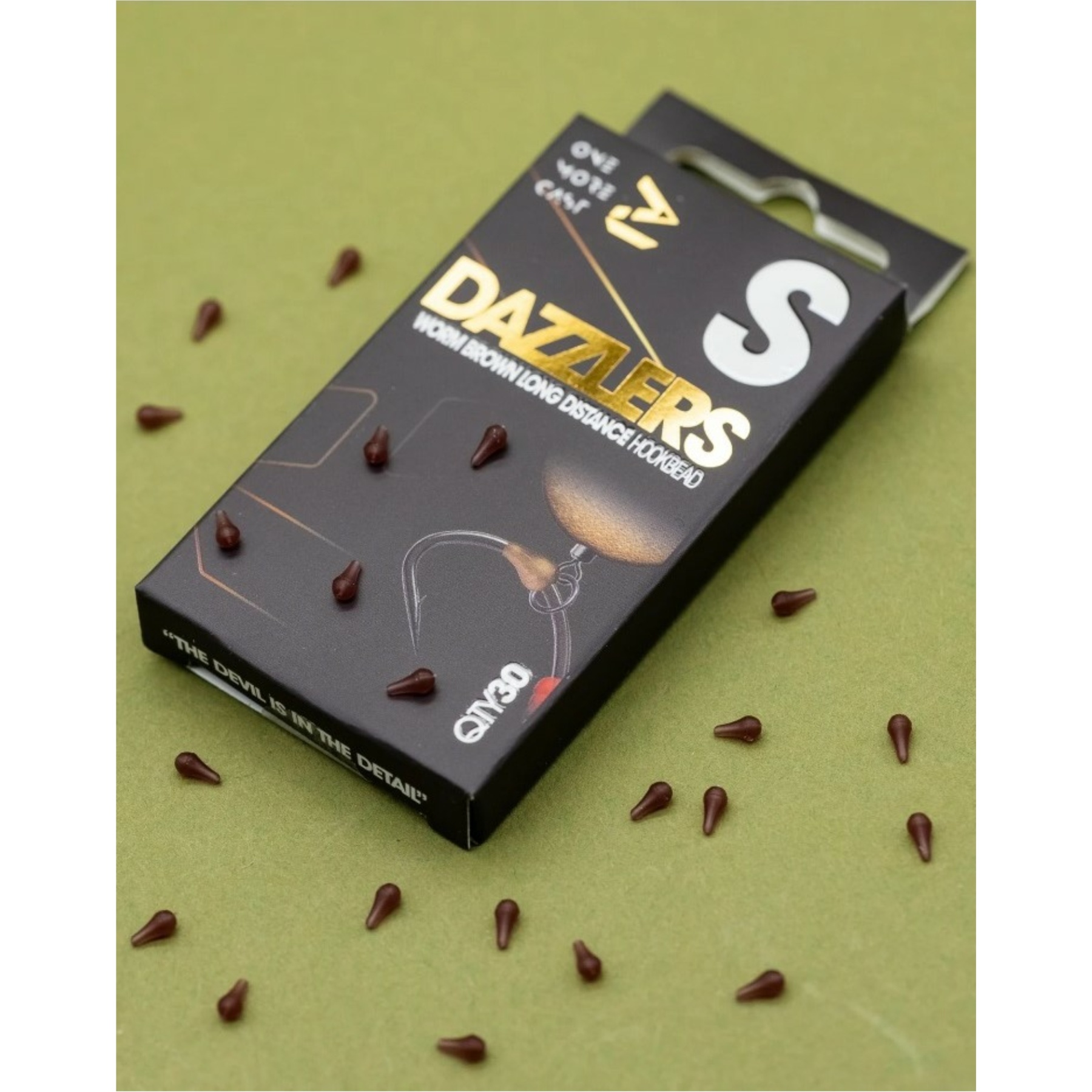 OMC ONE MORE CAST DAZZLERS Worm Brown Distance Hookbead ALI HAMIDI