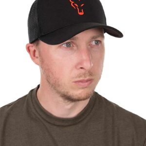 Fox Collection Trucker Cap - Black/Orange