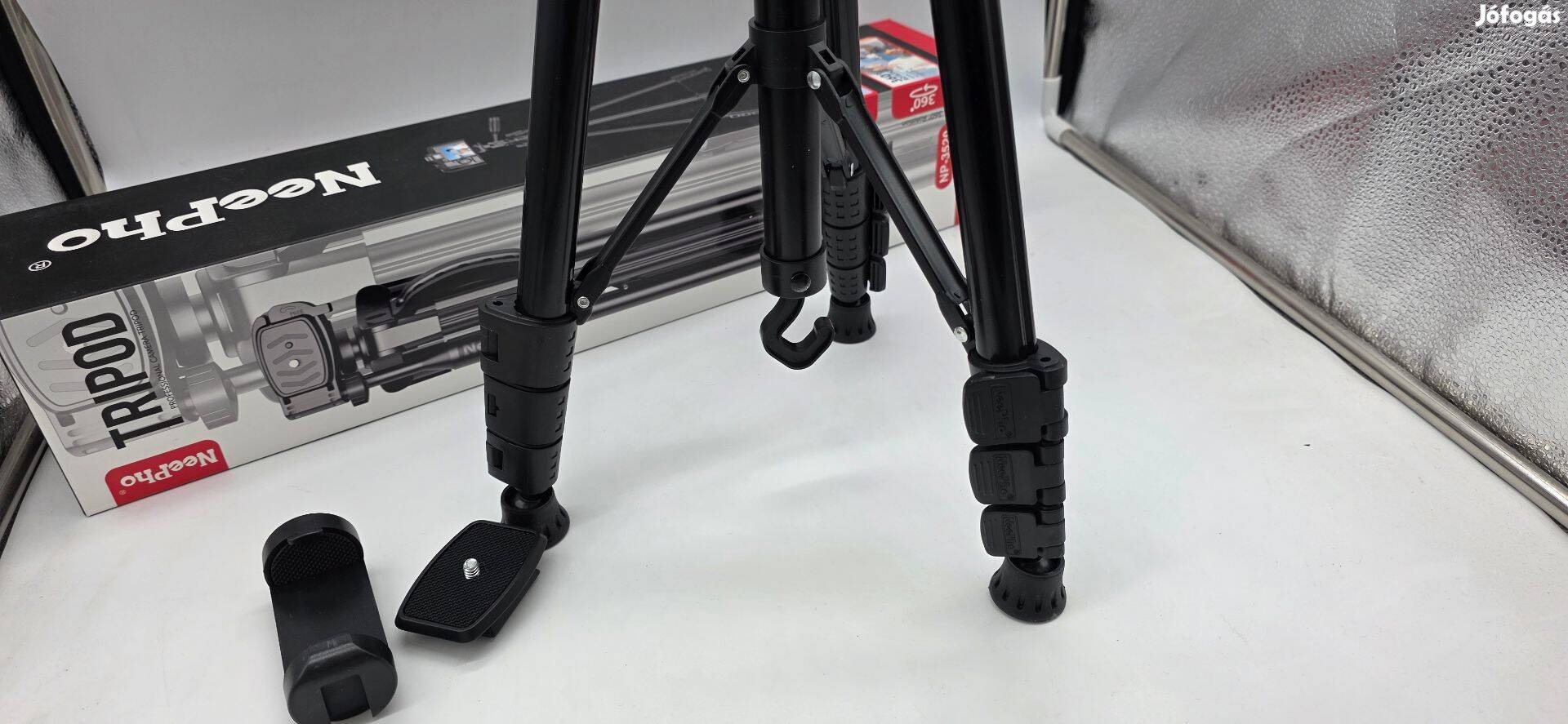 Tripod kamera halradar fényképező állvány - Image 4