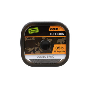 Fox Edges Tuff-Skin Kevlár fonott előke masszív félmerev külső bevonattal 25 Lb