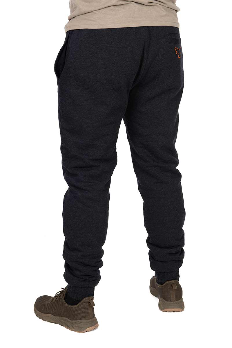 Fox Collection Sherpa Joggers Nadrág - Fekete/Narancssárga - Image 4