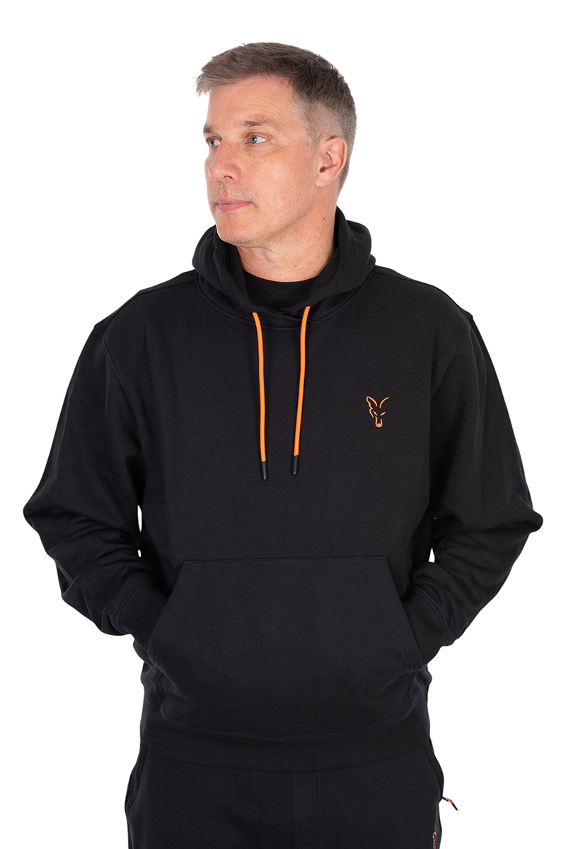 Fox Classic kapucnis pulóver - fekete és narancssárga - Image 6