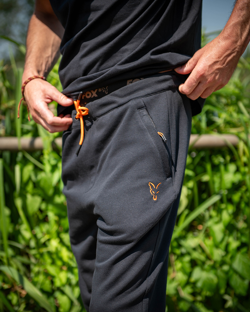 Fox Classic Jogger Nadrág - Fekete & Narancssárga - Image 3