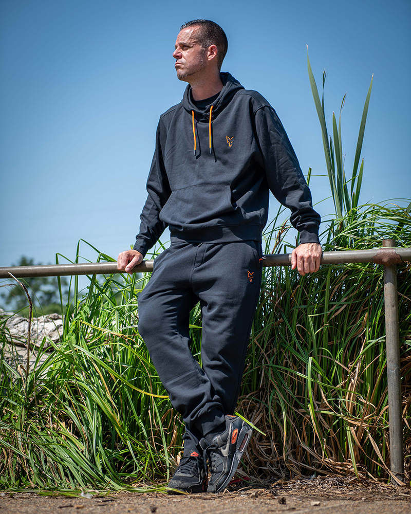 Fox Classic Jogger Nadrág - Fekete & Narancssárga - Image 4
