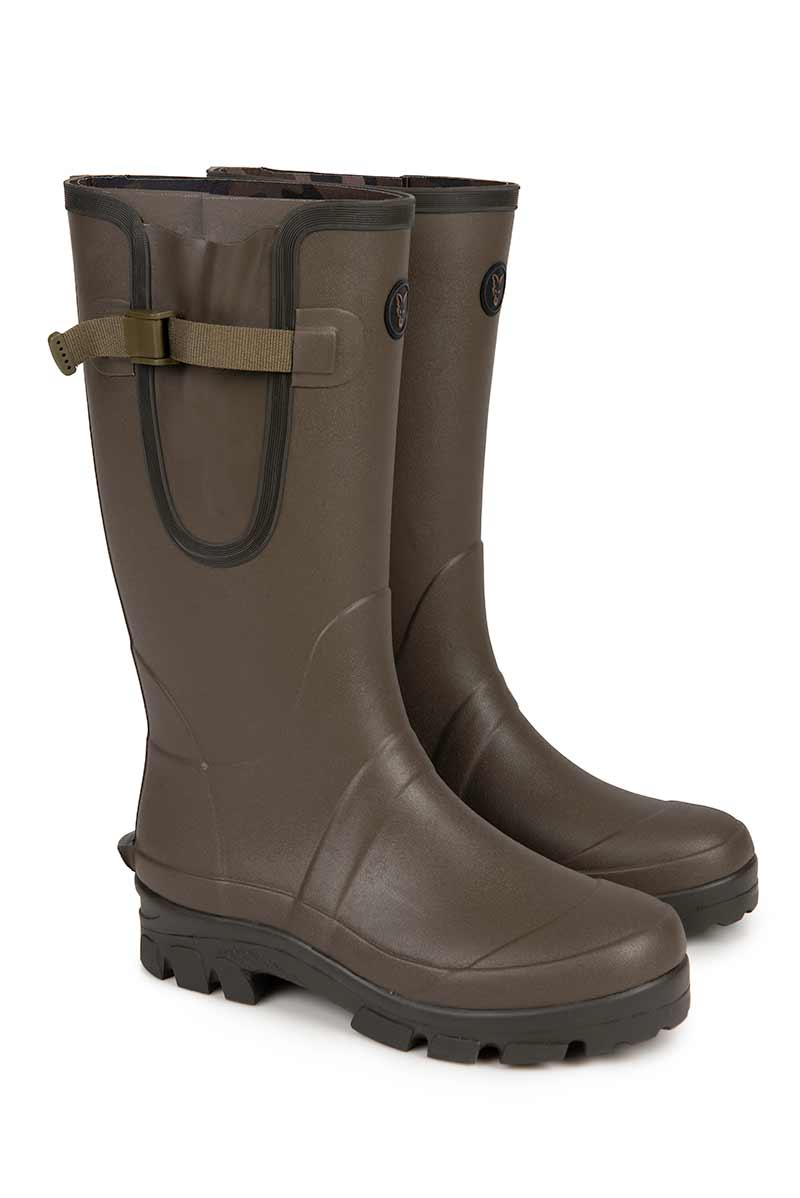 Fox Neoprene Lined Camo/Khaki Wellies GUMICSIZMA