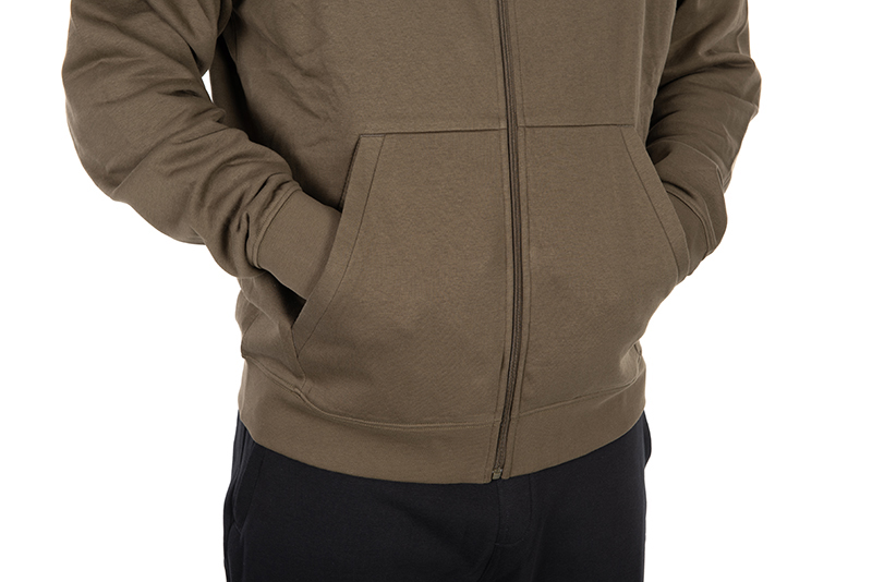 Fox Collection Zipped Hoody - Green - Image 5